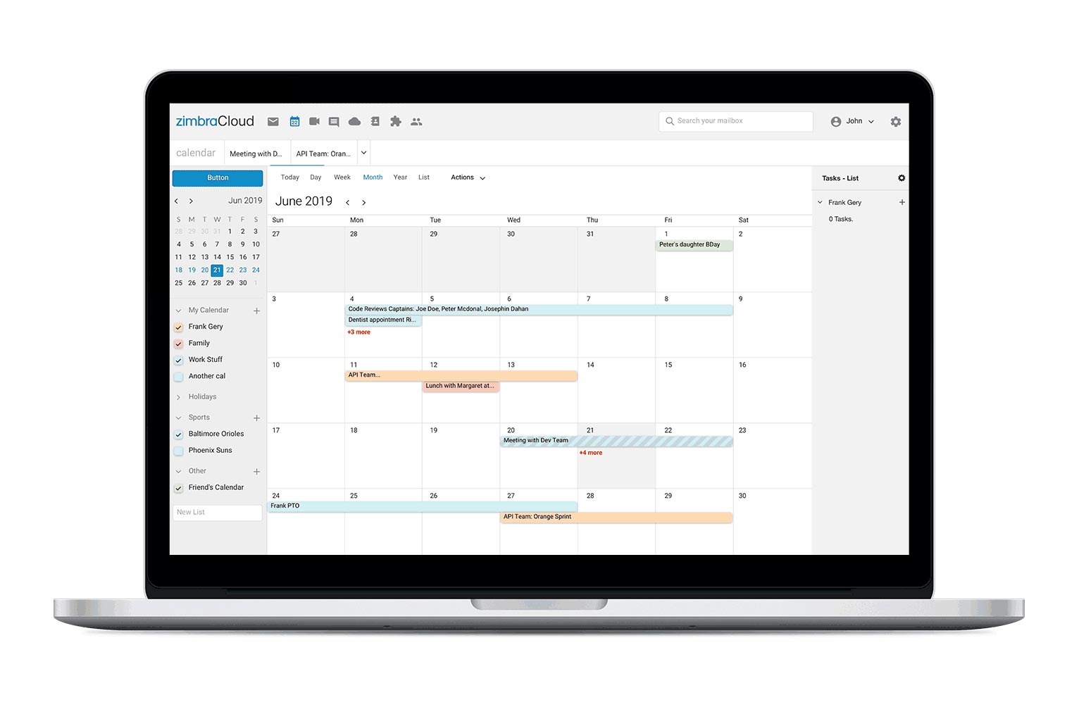 Business Email Hosting Calendar
